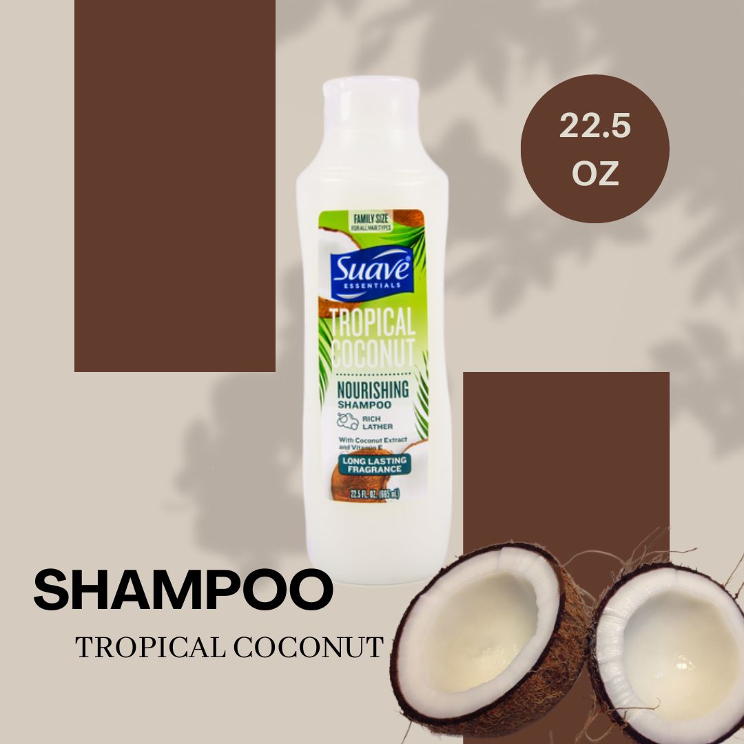 Suave Shampoo Tropical Coconut 22.5oz – Dollarstore Plus